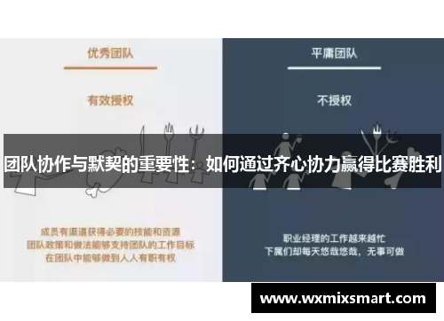 团队协作与默契的重要性：如何通过齐心协力赢得比赛胜利